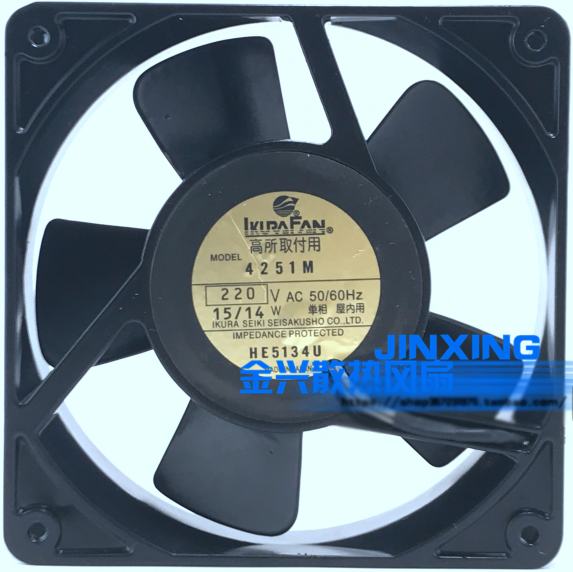 IKURA 4251M 220V 15/14W 2wires cooling fan